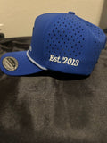 Royal Blue rope snapback – side