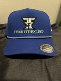 Royal Blue rope snapback – front close-up