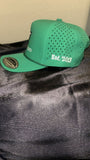 Green rope snapback – side